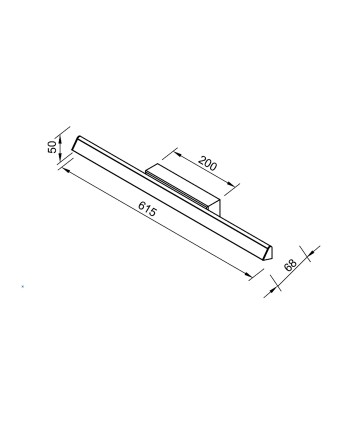 LINEAL * PLAFÓN LED 22W - BLANCO ARENADO